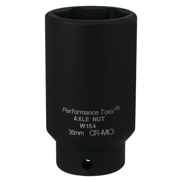 Performance Tool W154 36mm Front Wheel Drive Axle Nut Socket