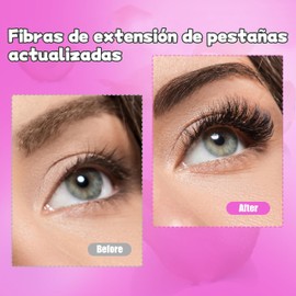 FLOVAZO Kit 642pcs De Extensión De Pestañas, Mezcla 30D 40D Con Unión Y Sellado De Pestañas De Sujeción Fuerte, Kit De Racimos De Pestañas Todo En 1 Con,Pinzas De Pestañas En Racimo Kit De