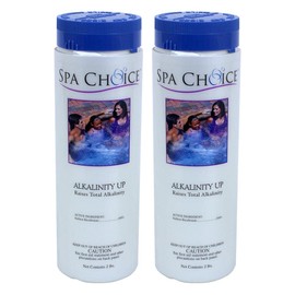 SpaChoice 2-Pounds 2-Pack Premium Alkalinity Up, Alkalinity Increaser for Hot Tub, 100% Sodium Bicarbonate, Made in USA