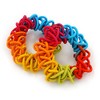 Multicoloured Hair Elastics Set of 2