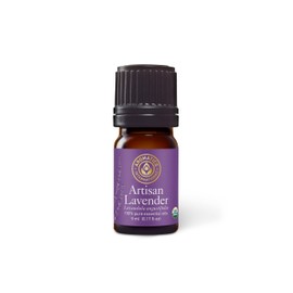 Aromatics International Premium Organic Artisan Lavender Essential Oil 5ml | 100% Pure Essential Oil for Diffusion, Aromatherapy & Wellness Use
