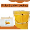 SPMKTQK Honey Strainer, 4 Pcs Honey Filter Bag Ultra-Fine Mesh