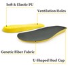 Wide Toe Box Insoles for Barefoot Shoes, Memory Foam (M8-8.5|W10-10.5)