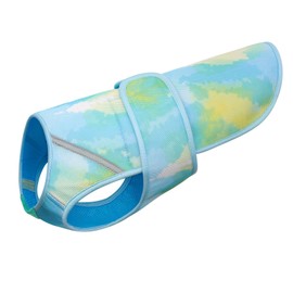 KYEESE Dog Cooling Vest Lightweight Dog Cooler Jacket 3D Breathable Mesh Dog Cooling Shirts with Reflective Stripe UV Protection Dog T Shirt for Beach, Hiking, Walking (Blue, M)