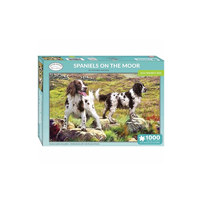 Spaniels on the Moor 1000 Piece Jigsaw