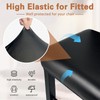PU Leather Bar Stool Covers Rectangular, 100% Waterproof Stool Covers