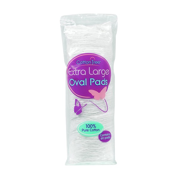 Cotton Tree® Extra Large Oval Pads 60 Pack