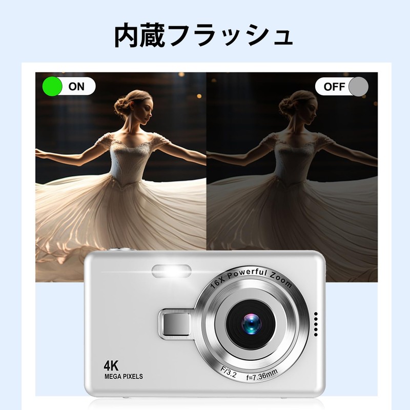 Digital Camera (4K Video Recording, 50 Million Pixels) Digital Camera,