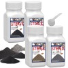 WKTURN Rock Tumbler Grit Set, Polish Refill - 4 Basic