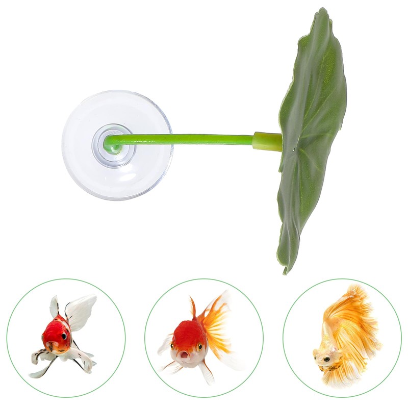 Bruislard 3 Pcs Betta Fish Leaf Hammock Soft Aquarium Decor