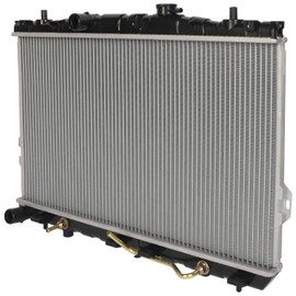 KILOAUTO Radiator Fit for Hyundai for Elantra 2.0L 2001-2006 for Hyundai for Tiburon 2.0L 2003-2008 for Hyundai for Tiburon 2.7L 2003-2008 Aluminum Radiator OEM 2387