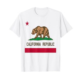 California Republic State Flag 1846 Vintage T Shirt T-Shirt