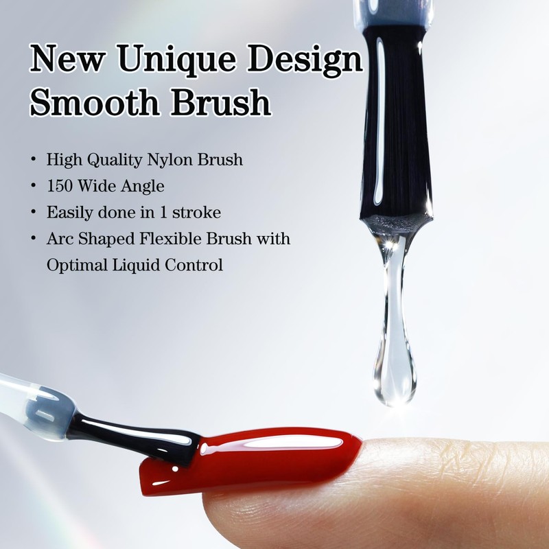 Double Rhythm 2 Pcs 15ML No Wipe Gel Top Coat