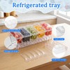 Condiment Caddy, 5 Compartment Ice Chilled Serving Tray, Serving Platter