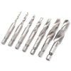 7Pcs Tap Set 1/4 Hex Shank Metric Drilling and Tapping