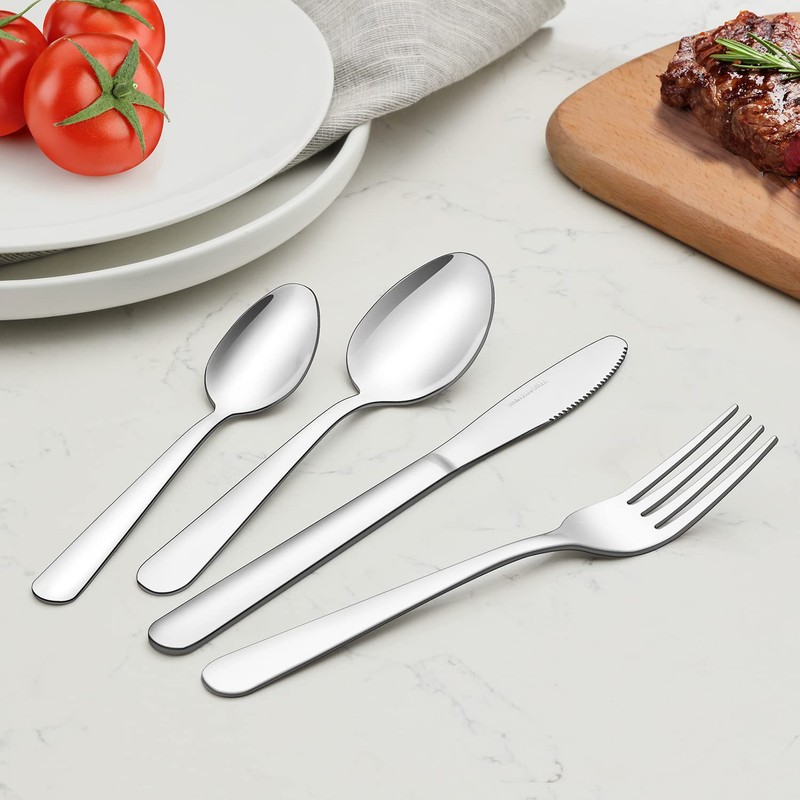 Funnydin Tea Spoon Set, 36 Pieces, 15 cm, Dishwasher Safe,