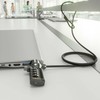 AISENS ASLK-D40N03-BK 1.5m Security Cable with Combination Lock for Computer