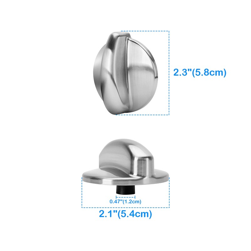 only fire WB03K10303 Cooktop Burner Control Knobs Stove Knobs Replacement