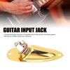 Guitar Input Jack Boat Style 6.35mm Metal Electric Guitar Input