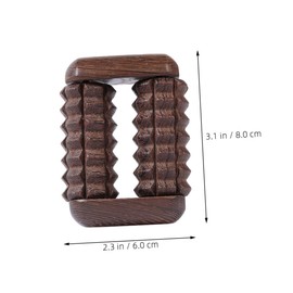 IWOWHERO Wood Roller Hand Massager for Finger and Palm Relief Portable Chicken Wing Wood Massage Rolling Tool Multi Functional Finger Strain for Relaxing and Calming Hand