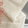 Melodieux 2 Panel Voile Sheer Curtains - Semi Sheer Privacy