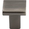 Elements 183BNBDL Park Collection Knob, Brushed Pewter