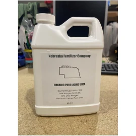 Nebraska Fertilizer Company 1 gallon liquid Nitrogen Fertilizer made with 46-0-0 Urea 99.9% Pure