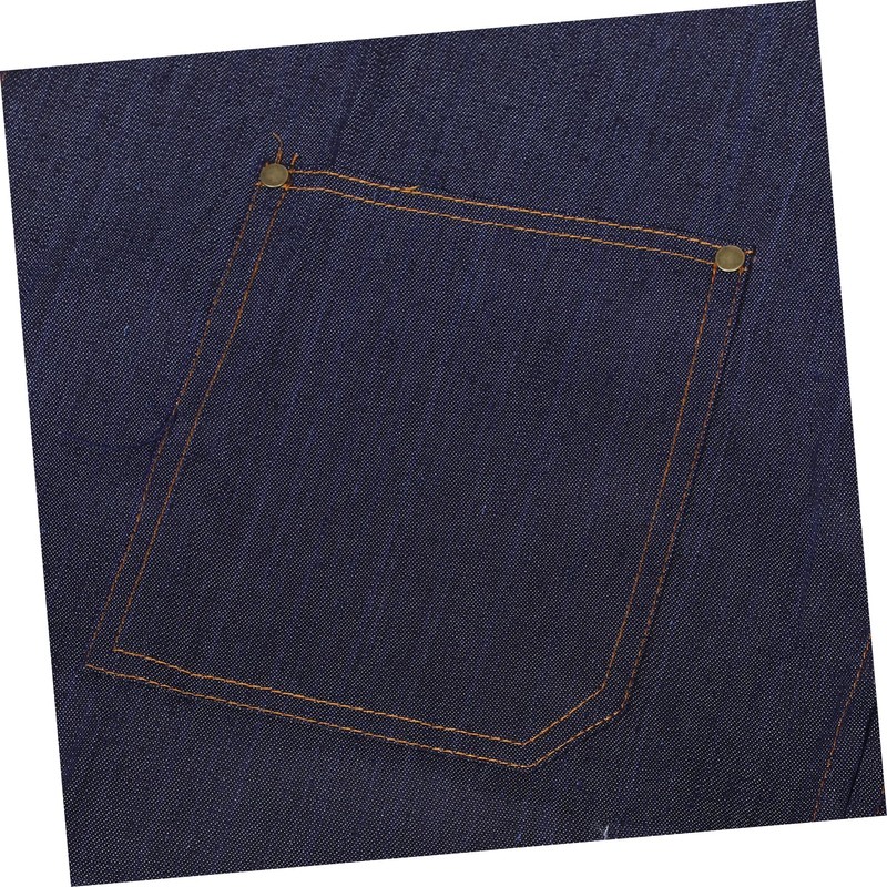 LABRIMP Sleeveless Denim Bib Apron for Women Men Pottery Work