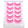 MISSLADY 18mm Colored Lashes 3D Faux Mink False Eyelashes -