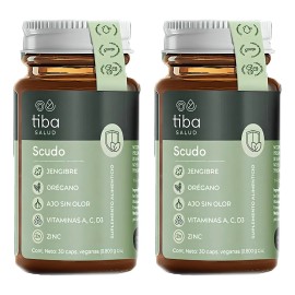 Tiba Salud Duo Pack Sistema Inmune Scudo 60 Caps Sabor Natur
