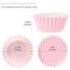 Caperci Grease-Resistant Standard Pink Cupcake Liners 150 Counts - Heavy