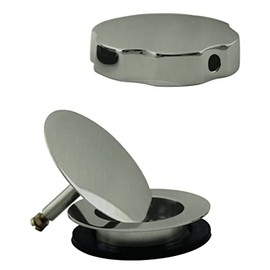 Westbrass Standard Trim for Cable Drive Bath Waste, Stainless Steel, D50T-20