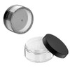 50g Plastic Empty Powder Puff Case with Net Sifter Lid,
