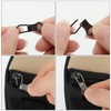 Ouligay 10pcs Zipper Pull Replacement Detachable Zipper Pull Tab Metal