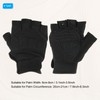 PATIKIL Men's Outdoor Fingerless Gloves 1 Pair Half Finger Gloves