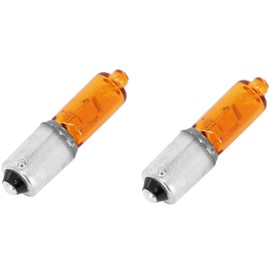 cyclingcolors Bulb BAY9S 12V 21W Orange Pack of 2