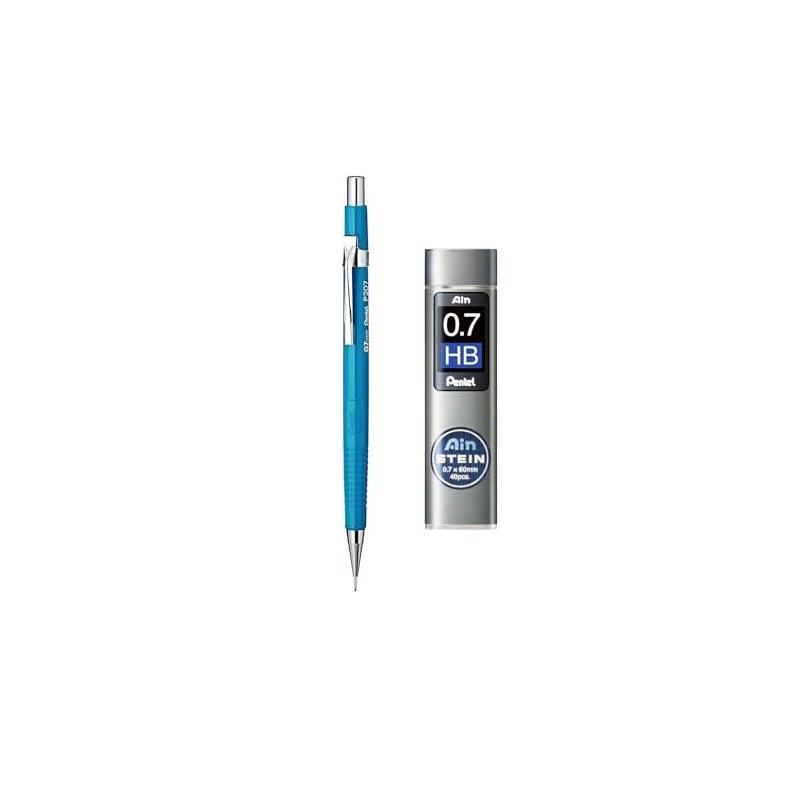 Pentel P207 Mechanical Pencil - 0.7mm - Blue Barrel +