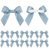 AIMUDI AIMUDI Dusty Blue Satin Ribbon Bows 2" Self Adhesive