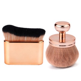 2uds Brocha Autobronceadora Extragrande, Aplicador de Autobronceador Brochas de Maquillaje para Base Brocha Ovalada para Maquillaje Corporal para Rubo
