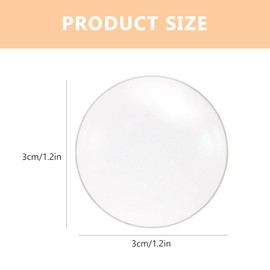 ULTECHNOVO Double Convex Glass Lens Concave and Convex Lens Optical Lens Diameter 30 mm Focal Length 50 mm for Laboratories Pack of 1