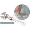 AGT Open-End Wrench: Adjustable Open-End Wrench, Diameter up to 24