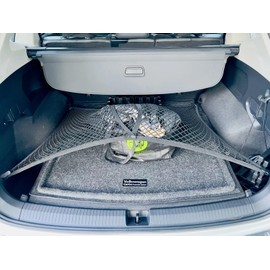 EACCESSORIES EA Rear Trunk Organizer Cargo Net for Volkswagen Tiguan 2018-2026 – Floor Cargo Net for SUV – Premium Mesh Car Trunk Organizer Vehicle Carrier Storage – Compatible with VW Tiguan