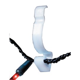 electrosmart 16 x Large Gutter Hooks Ideal for Hanging Christmas/Birthday/Anniversary Party Lights on House Garage Guttering etc