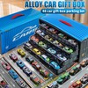 48-Piece Pull Back Alloy Car Set Toy for Kids with