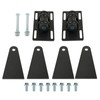 BLACKHORSE-RACING LS Swap Mounts Universal Adjustable Conversion Motor Mounts &