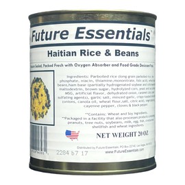 1 Can of Future Essentials Canned Haitian Rice & Beans