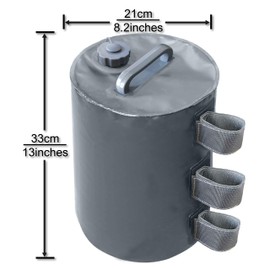 ABCCANOPY Canopy Water Weights Bag, Leg Weights for Canopy Tent (Gray)