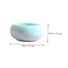 SAFIGLE 1Set Nail Brush Wash Cup with Nail Holders Durable