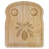 Azeeda 'Pine Cone and Branches' Wooden Breakfast Board (WB00089650)