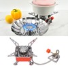 Foldable Camping Stove Stainless Steel Aluminum Alloy Portable Backpacking Stoves